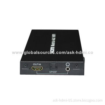 Hi-Fi 4x2 1,080P HDMI Matrix with Remote Control, HDMI-CEC Function